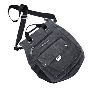 Sherpani Crossbody Trevia Bag Convertible Tote Travel Handbag Purse Gray Gorp